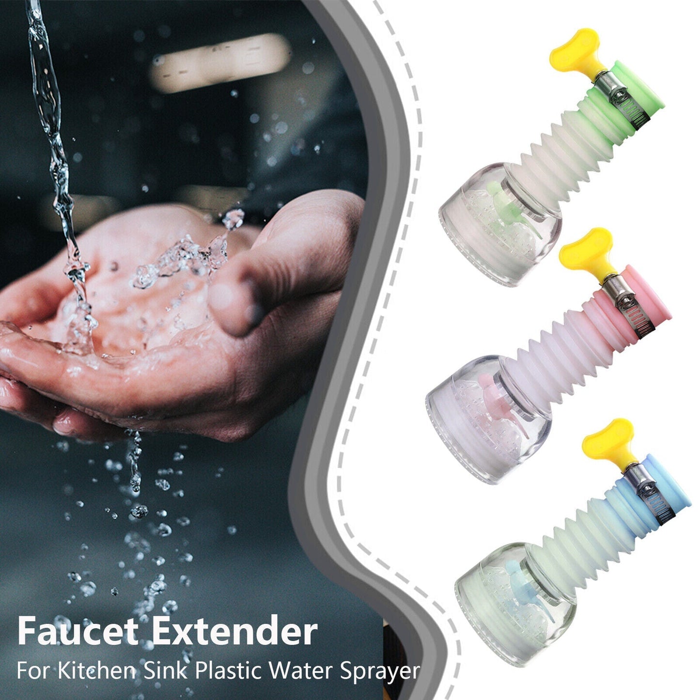 Kitchen Sink Faucet Extenders